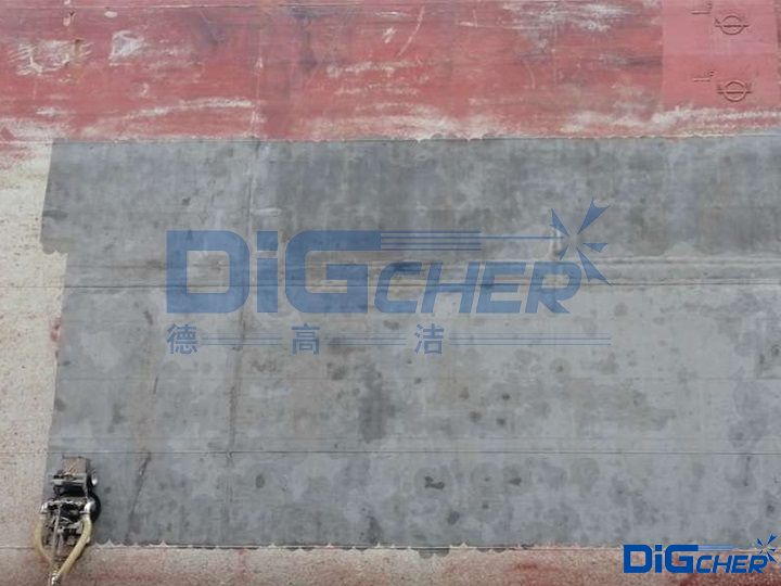 船體除銹機器人除銹效果