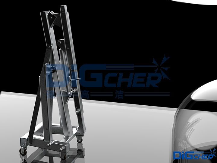 移動式擺角機械臂的高壓水清洗裝置